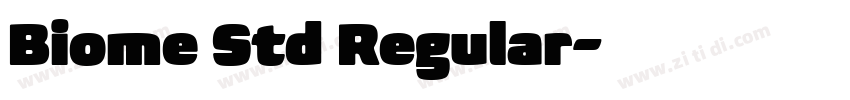 Biome Std Regular字体转换